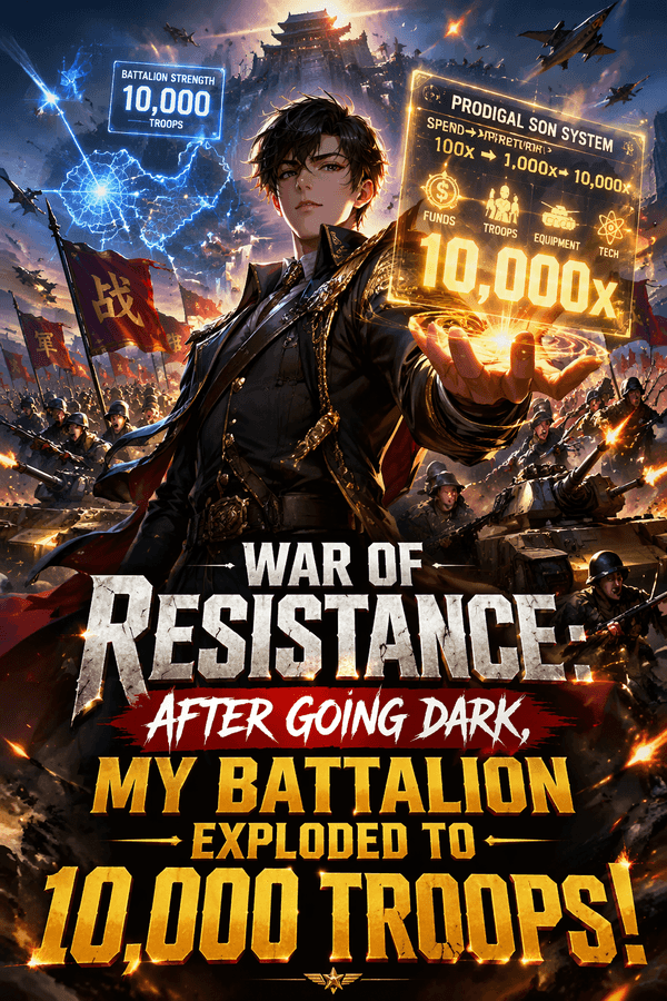 War of Resistance: After Going Dark, My Battalion Exploded to 10,000 Troops!