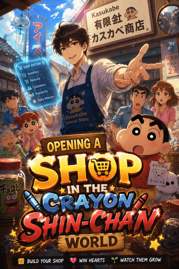 Opening a Shop in the Crayon Shin-chan World