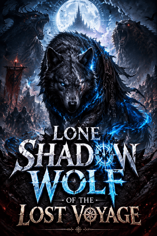 Lone Shadow Wolf of the Lost Voyage