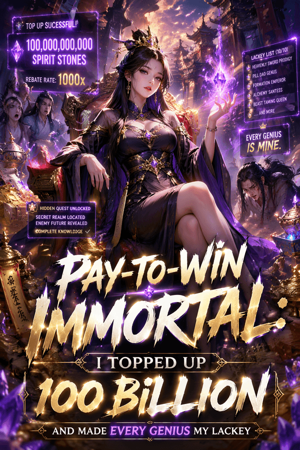 Pay-to-Win Immortal: I Topped Up 100 Billion and Made Every Genius My Lackey