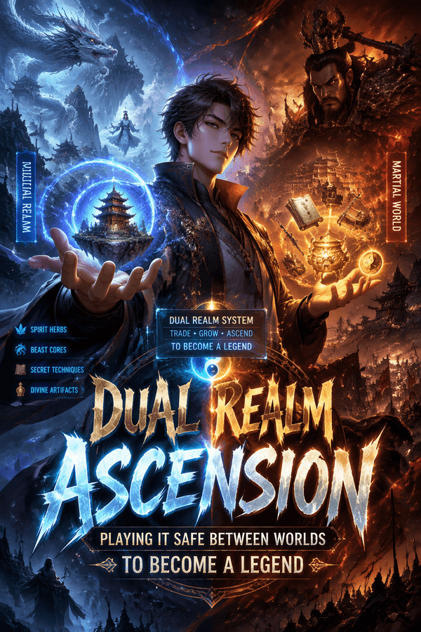Dual Realm Ascension: Playing It Safe Between Worlds to Become a Legend