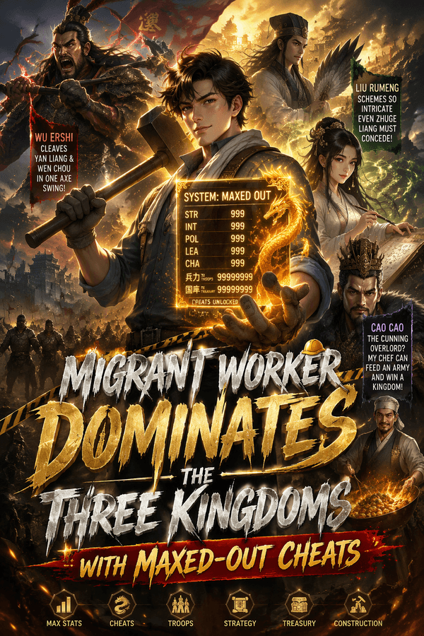 Migrant Worker Dominates the Three Kingdoms with Maxed-Out Cheats