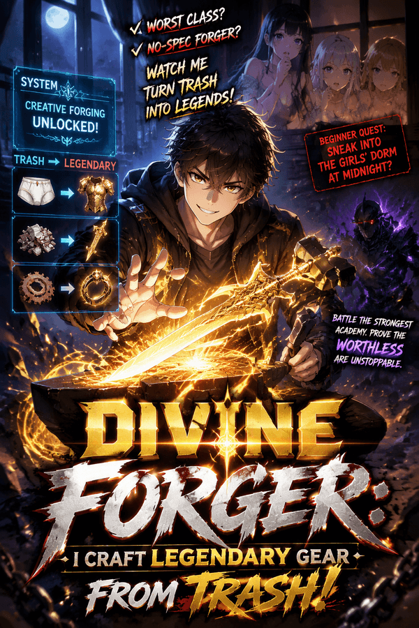 Divine Forger: I Craft Legendary Gear from Trash!