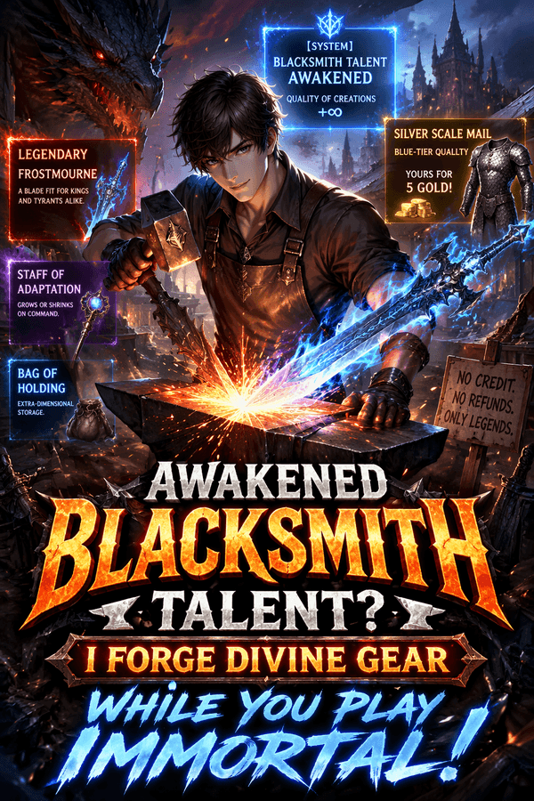 Awakened Blacksmith Talent? I Forge Divine Gear While You Play Immortal!