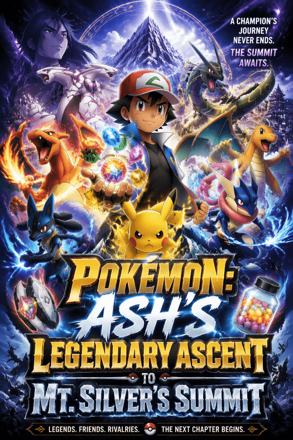 Pokémon: Ash's Legendary Ascent to Mt. Silver's Summit