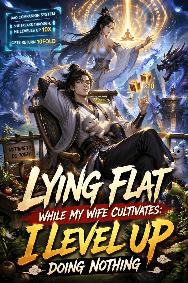 Lying Flat While My Wife Cultivates: I Level Up Doing Nothing
