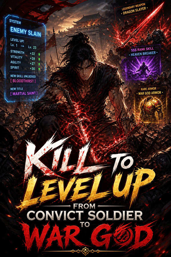 Kill to Level Up: From Convict Soldier to War God