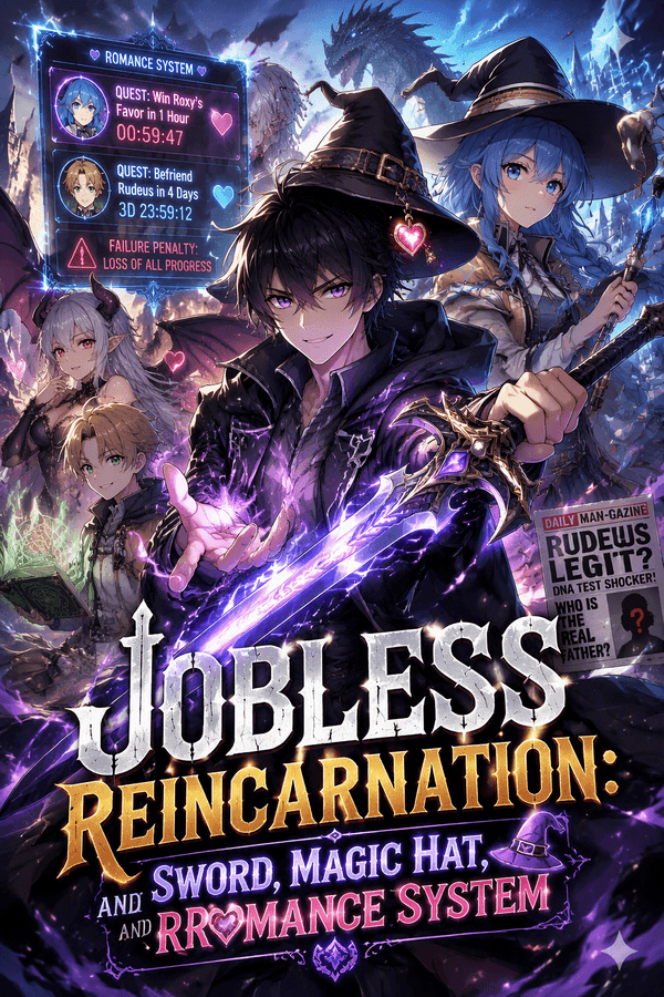 Jobless Reincarnation: Sword, Magic Hat, and Romance System