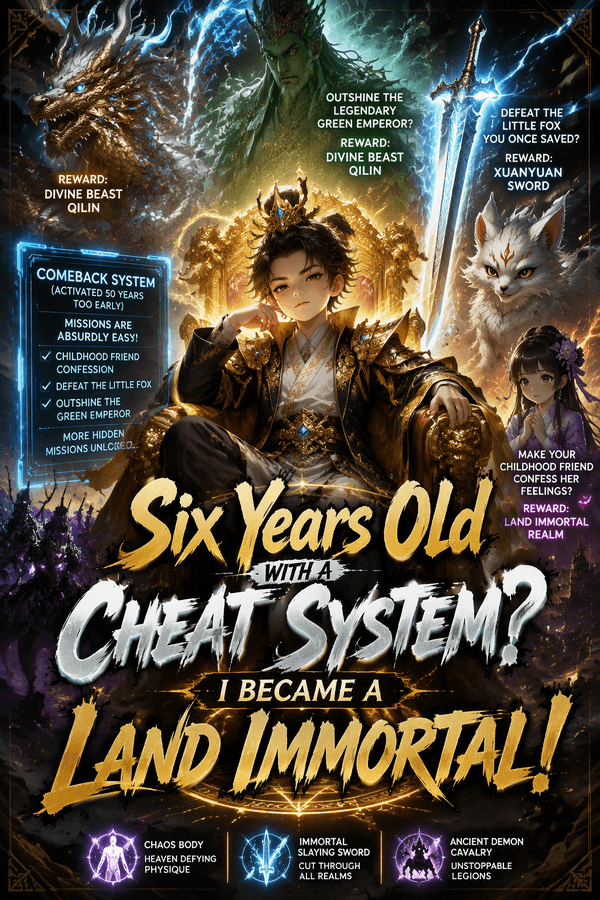 Six Years Old with a Cheat System? I Became a Land Immortal!