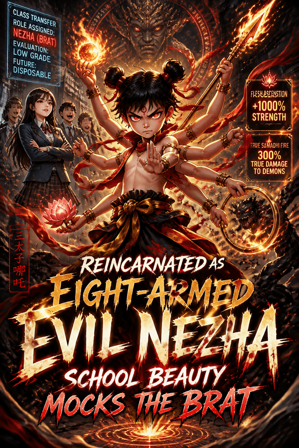 Reincarnated as Eight-Armed Evil Nezha, School Beauty Mocks the Brat
