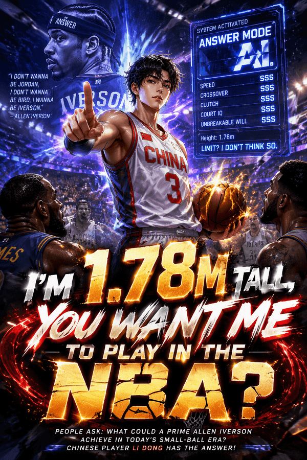 I’m 1.78m Tall, You Want Me to Play in the NBA?