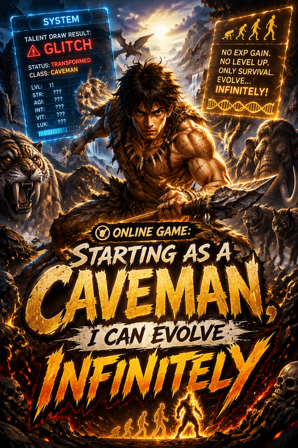 Online Game: Starting as a Caveman, I Can Evolve Infinitely