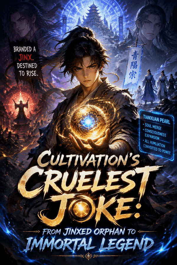 Cultivation's Cruelest Joke: From Jinxed Orphan to Immortal Legend