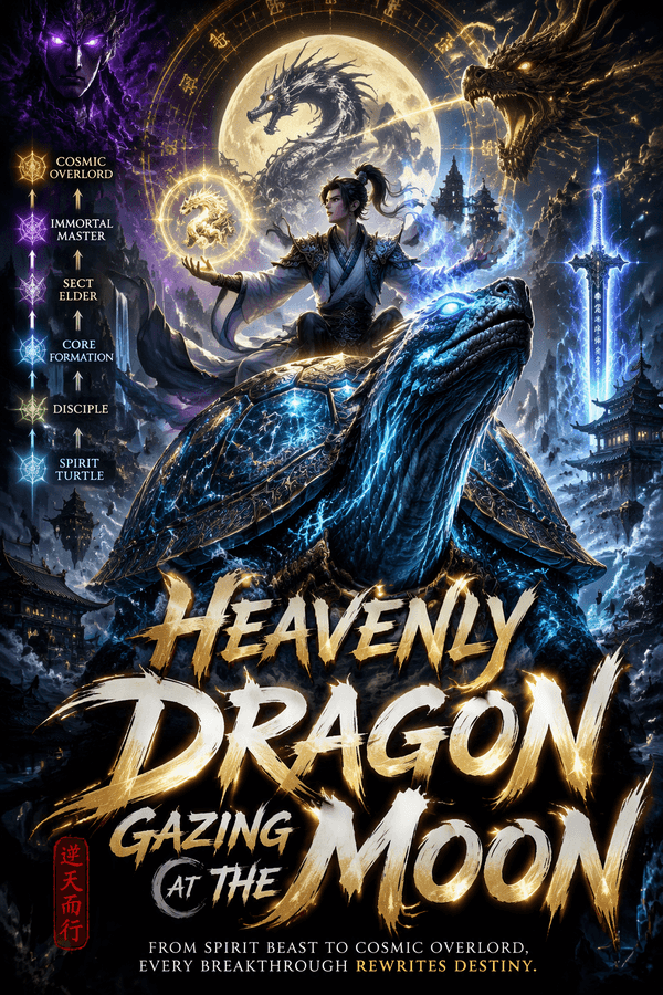 Heavenly Dragon Gazing at the Moon