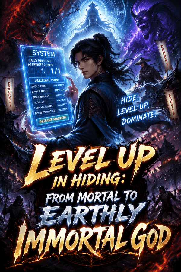 Level Up in Hiding: From Mortal to Earthly Immortal God