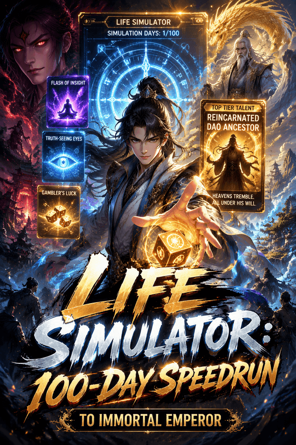 Life Simulator: 100-Day Speedrun to Immortal Emperor