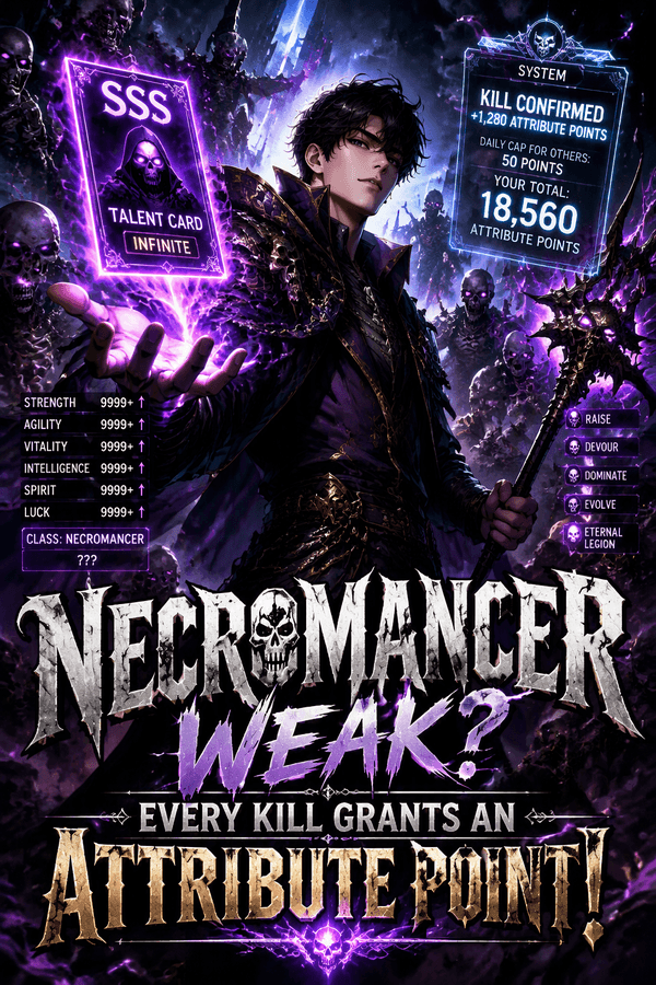 Necromancer Weak? Every Kill Grants an Attribute Point!
