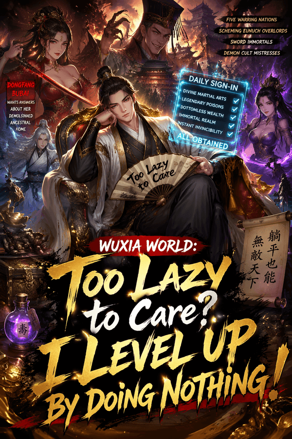 Wuxia World: Too Lazy to Care? I Level Up by Doing Nothing!