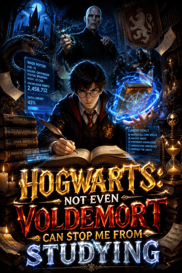 Hogwarts: Not Even Voldemort Can Stop Me From Studying