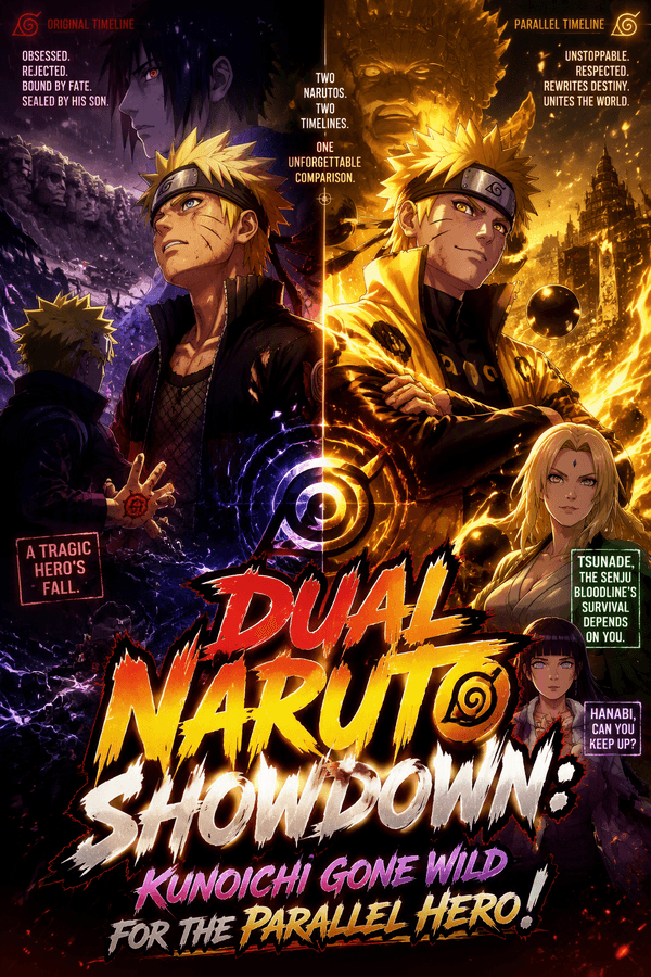 Dual Naruto Showdown: Kunoichi Gone Wild for the Parallel Hero!