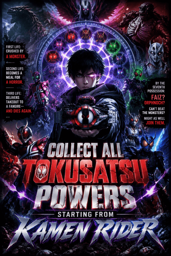 Collect All Tokusatsu Powers Starting from Kamen Rider