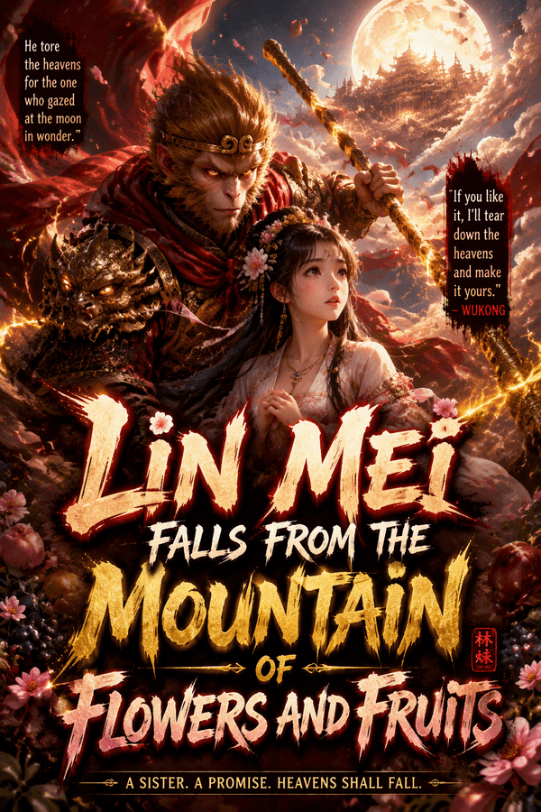 Lin Mei Falls from the Mountain of Flowers and Fruits