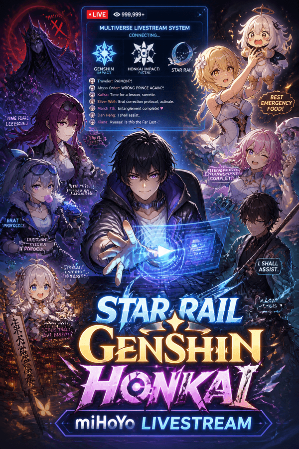 Star Rail Genshin Honkai: miHoYo Livestream