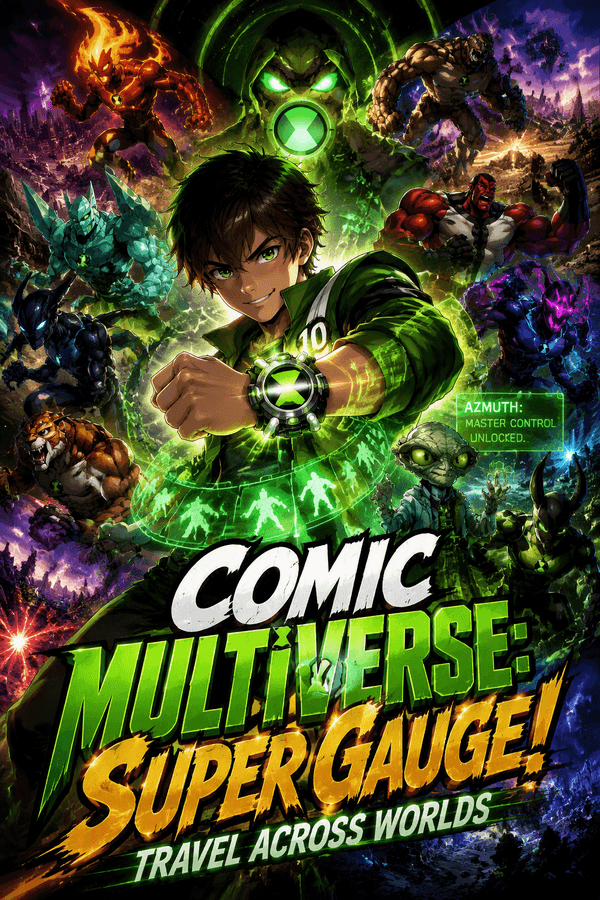 Comic Multiverse: Super Gauge! Travel Across Worlds