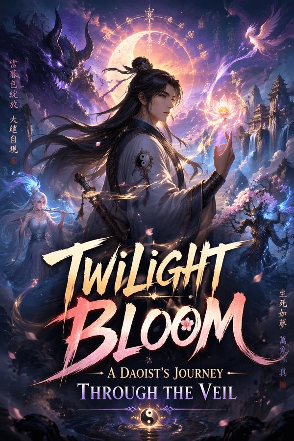 Twilight Bloom: A Daoist's Journey Through the Veil