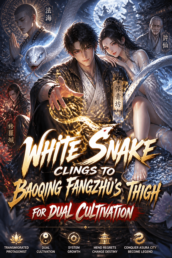 White Snake Clings to Baoqing Fangzhu's Thigh for Dual Cultivation