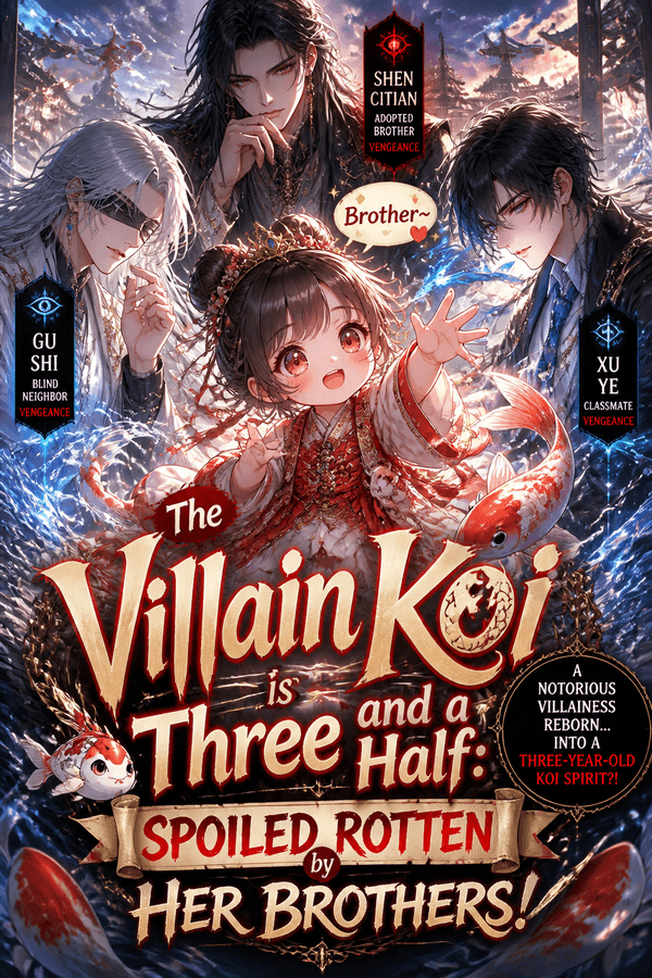 The Villain Koi is Three and a Half: Spoiled Rotten by Her Brothers!