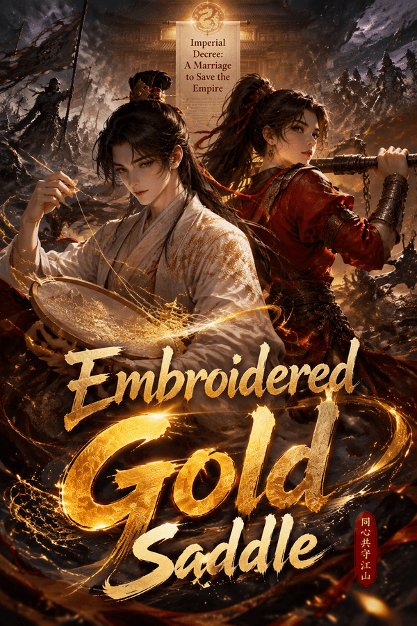 Embroidered Gold Saddle