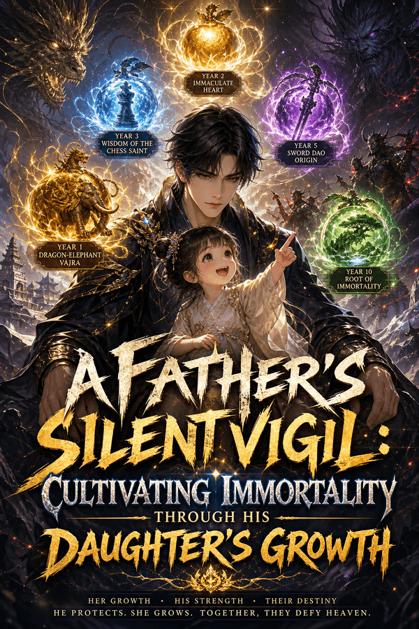 A Father's Silent Vigil: Cultivating Immortality Through His Daughter's Growth
