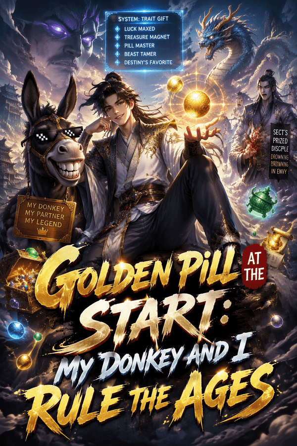 Golden Pill at the Start: My Donkey and I Rule the Ages