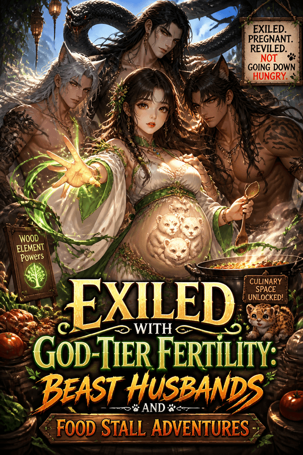 Exiled with God-Tier Fertility: Beast Husbands and Food Stall Adventures
