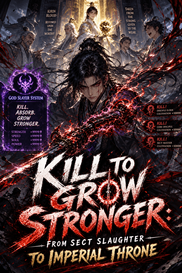 Kill to Grow Stronger: From Sect Slaughter to Imperial Throne