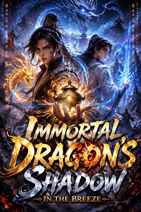 Immortal Dragon's Shadow in the Breeze