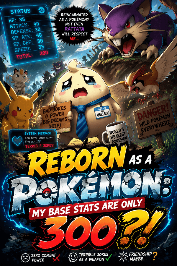 Reborn as a Pokémon: My Base Stats Are Only 300?!