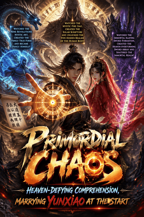 Primordial Chaos: Heaven-Defying Comprehension, Marrying Yunxiao at the Start