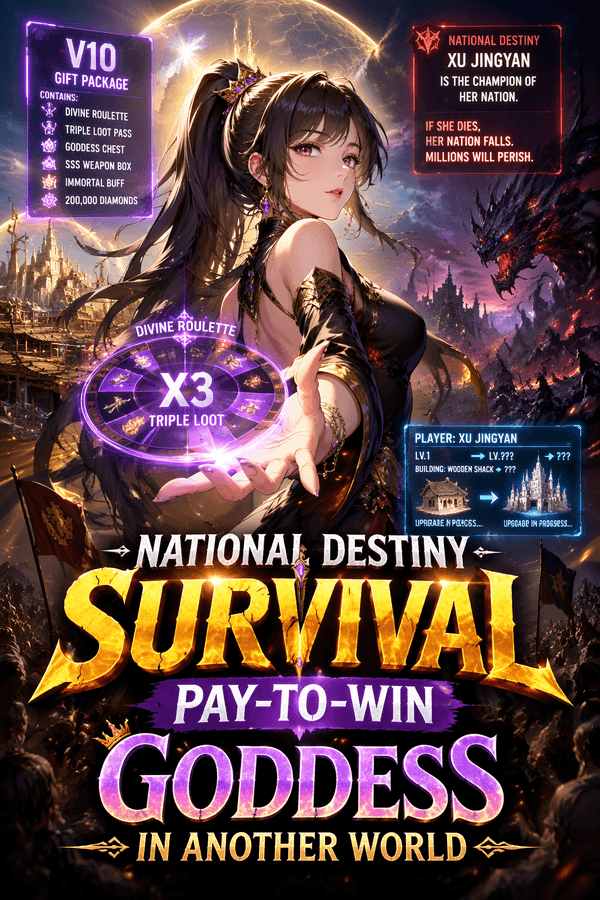 National Destiny Survival: Pay-to-Win Goddess in Another World