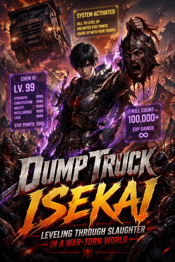 Dump Truck Isekai: Leveling Through Slaughter in a War-Torn World