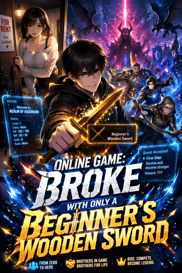 Online Game: Broke With Only a Beginner's Wooden Sword