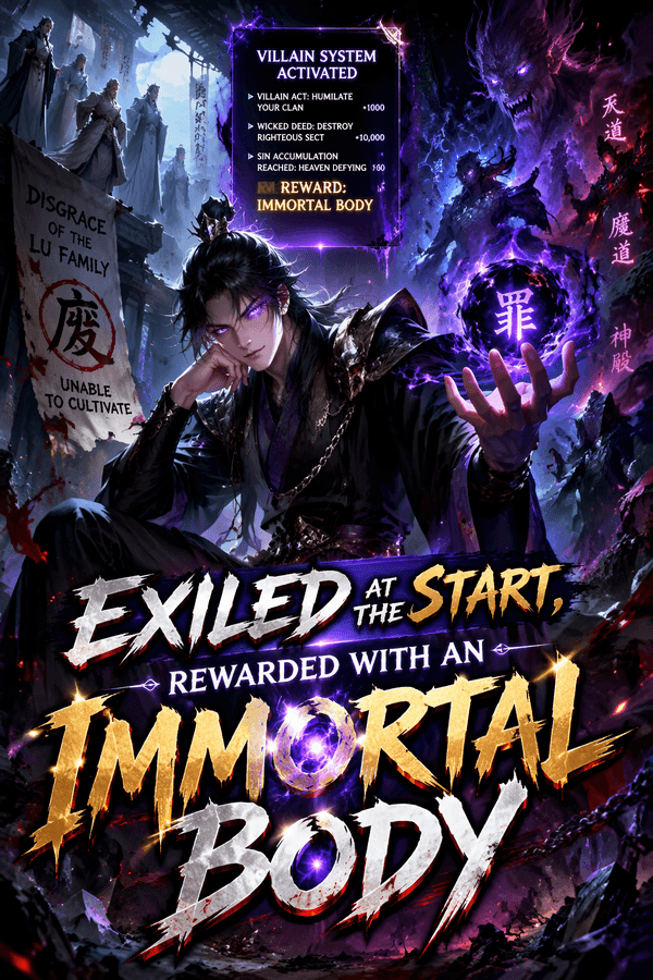 Exiled at the Start, Rewarded with an Immortal Body