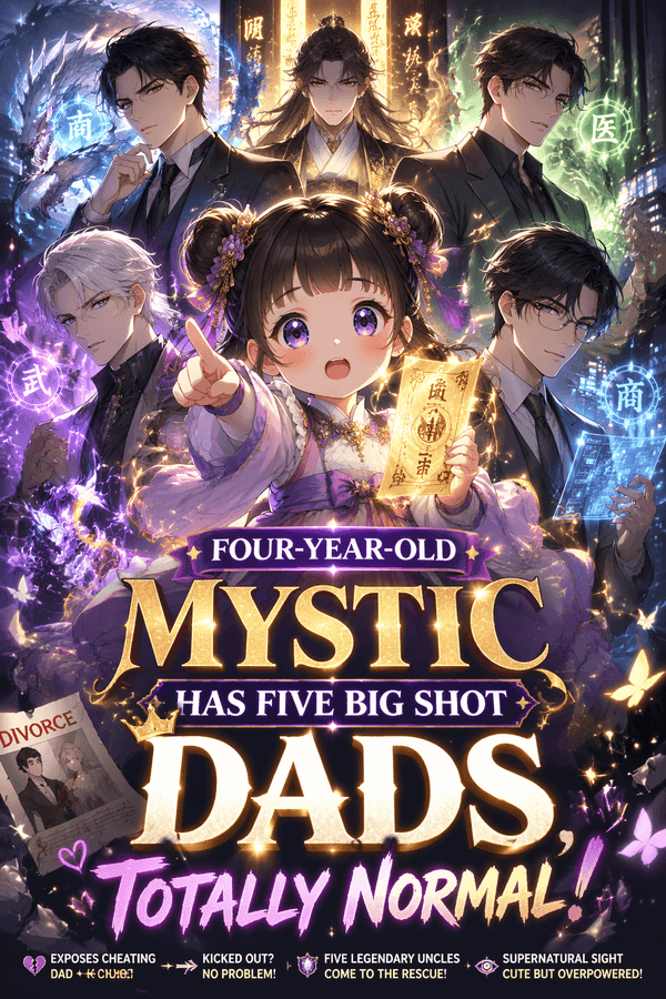 Four-Year-Old Mystic Has Five Big Shot Dads, Totally Normal!