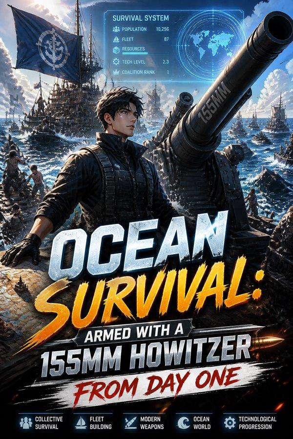 Ocean Survival: Armed with a 155mm Howitzer from Day One