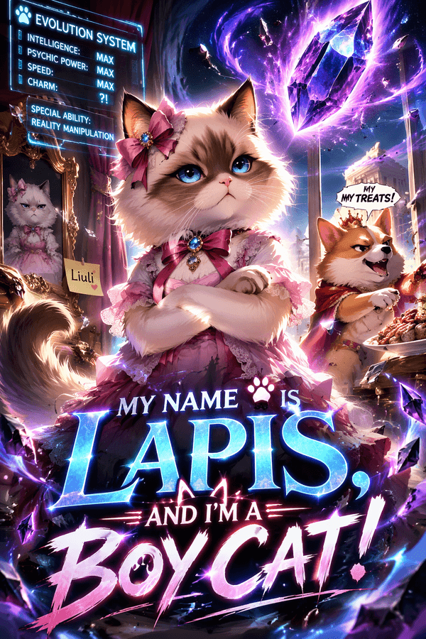 My Name is Lapis, and I'm a Boy Cat!