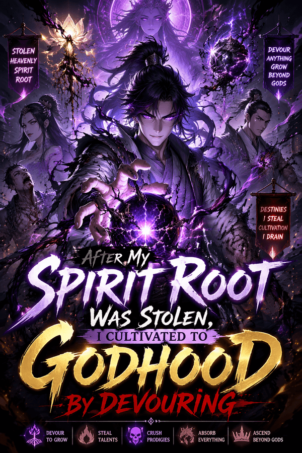 After My Spirit Root Was Stolen, I Cultivated to Godhood by Devouring