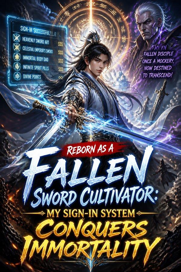 Reborn as a Fallen Sword Cultivator: My Sign-In System Conquers Immortality