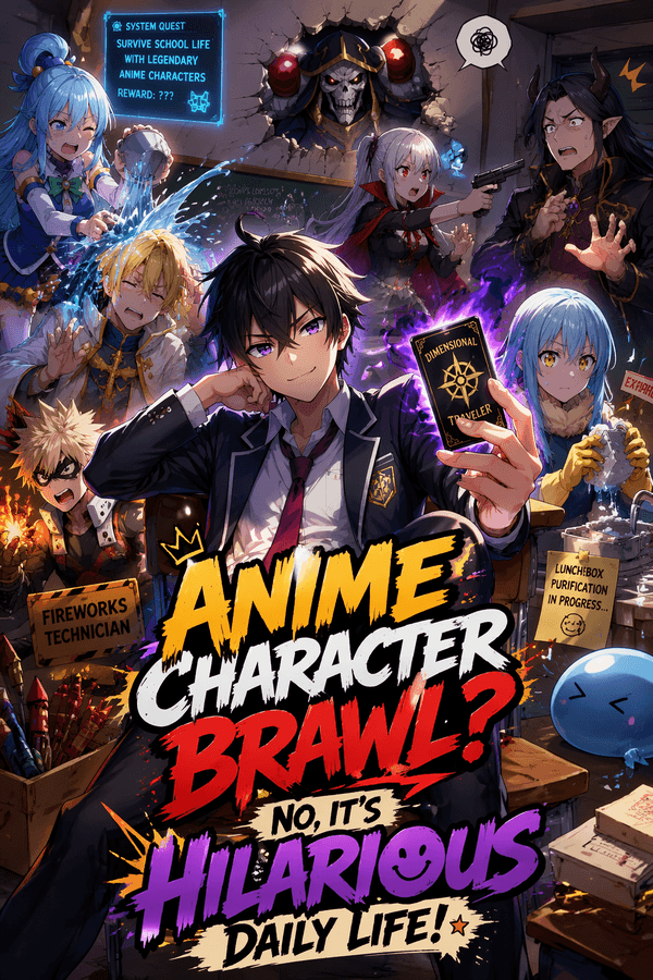 Anime Character Brawl? No, It's Hilarious Daily Life!