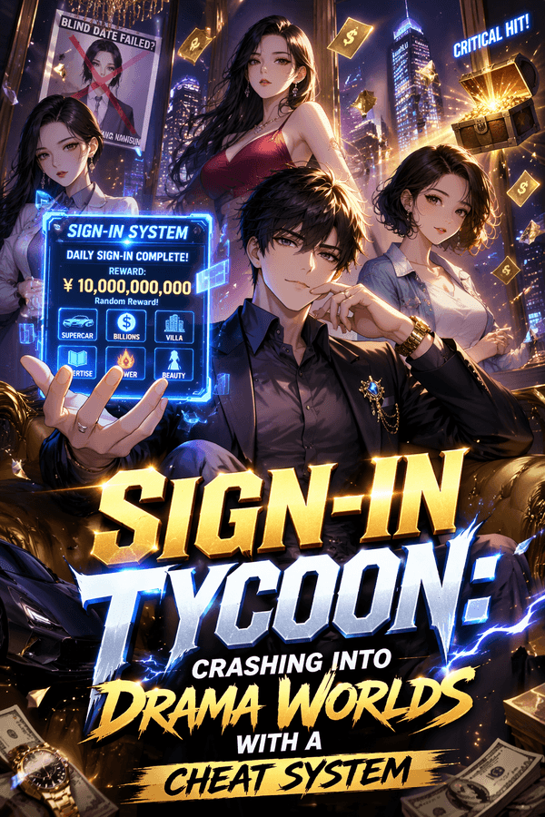 Sign-In Tycoon: Crashing Into Drama Worlds with a Cheat System
